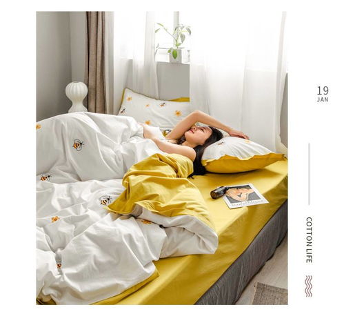 逸軒全棉水洗棉四件套 春秋舒適，夏季清涼的床上佳品